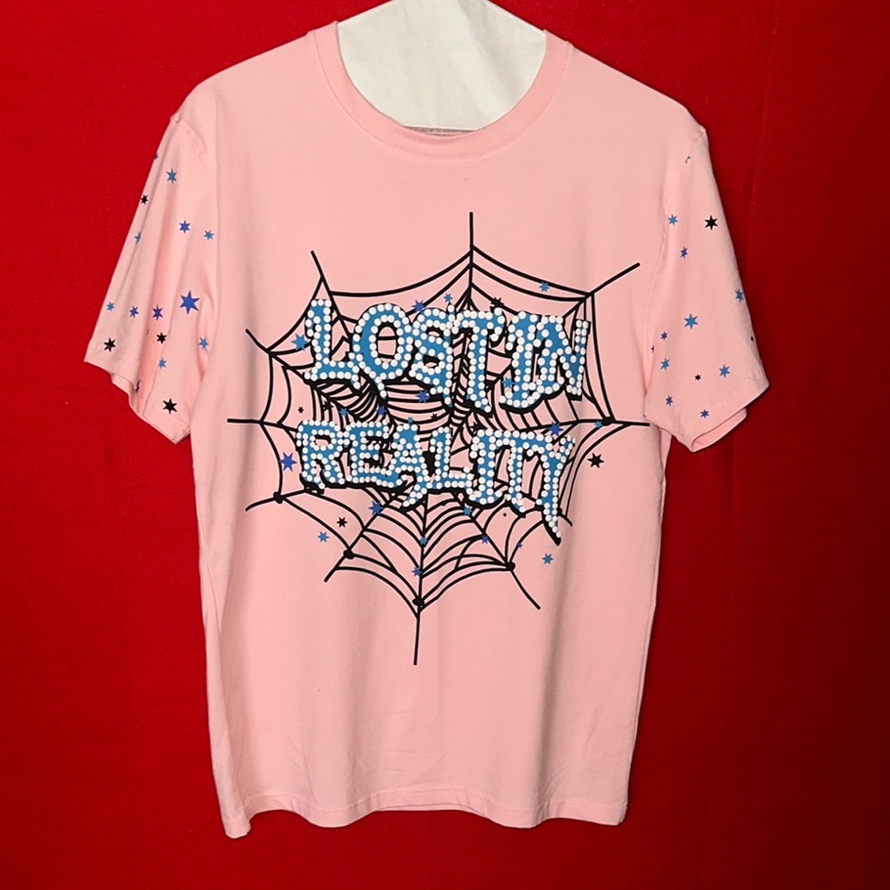 Focus Pink Graphic Tee “Lost In Reality”